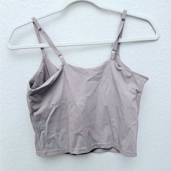 Tavi Cami Bra “Flax” Tan/Beige Color Tonal Python Print Adjustable Strap Size M - Picture 6 of 6